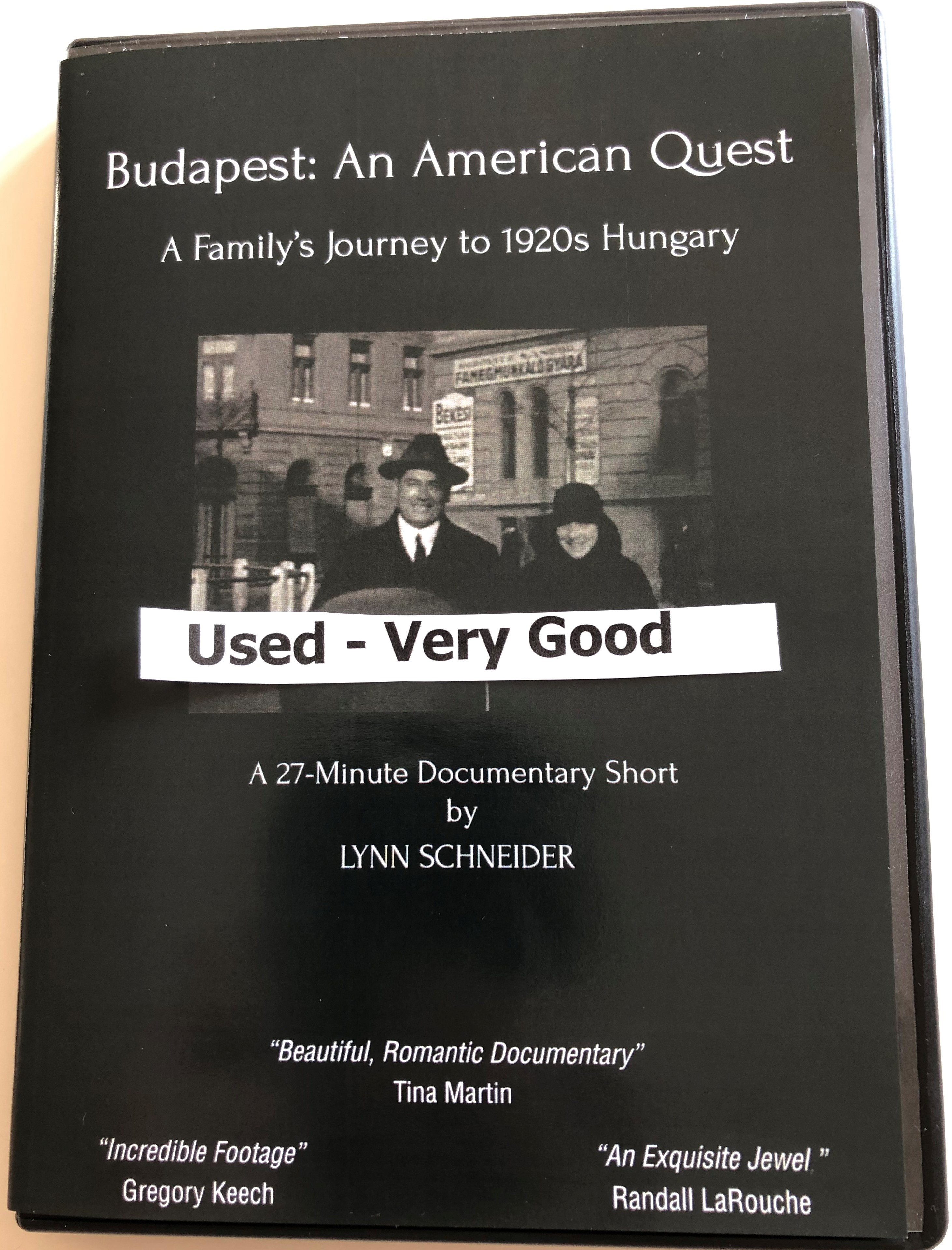 Budapest An American Quest DVD 2013 1.JPG